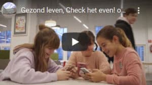 Jongeren in onderbouw van de middelbare school doen het onderzoek Gezond leven? Check het even!